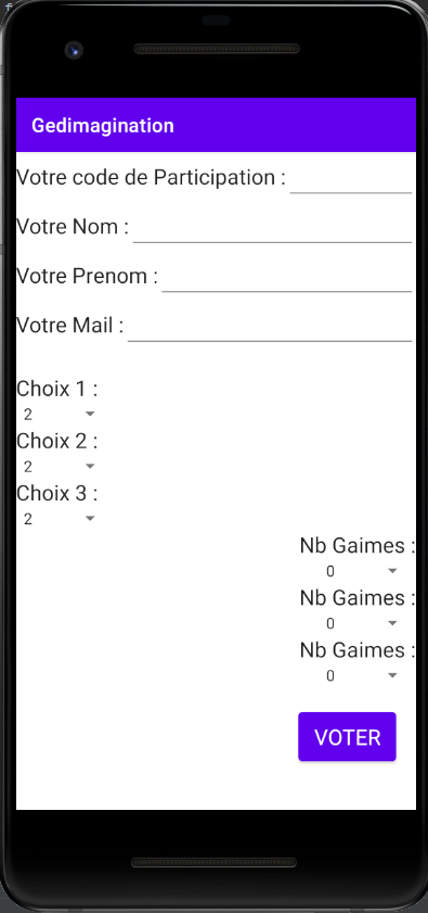 Exemple d'un sprint