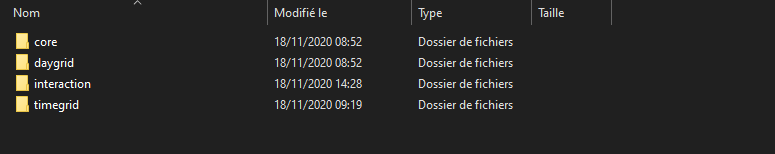Croix Rouge planning